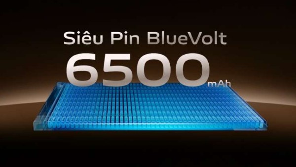 Vivo V50 Lite được trang bị dung lượng pin khủng 6500mAh