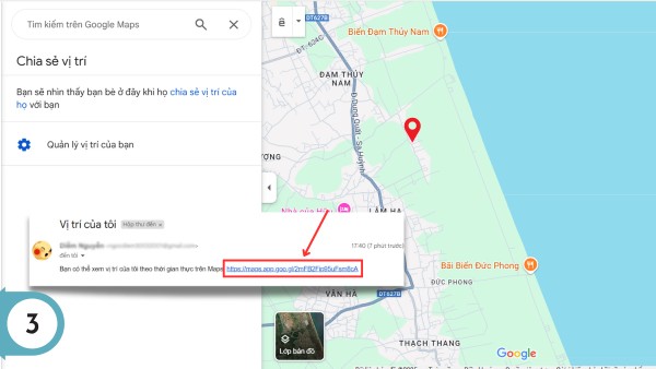 Truy cập đường link