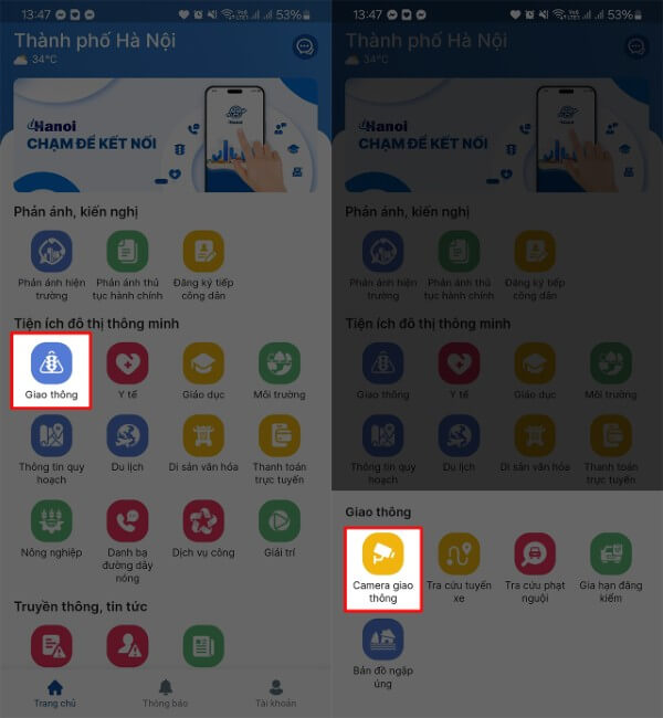 Chọn Camera giao thông