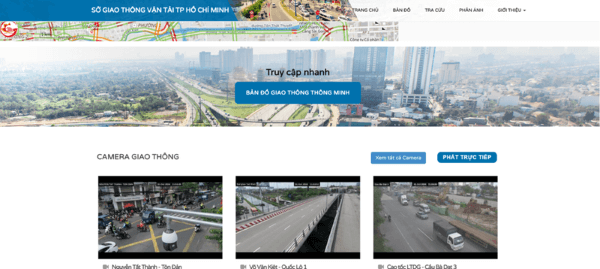 Nhấn xem Bản đồ giao thông thông minh
