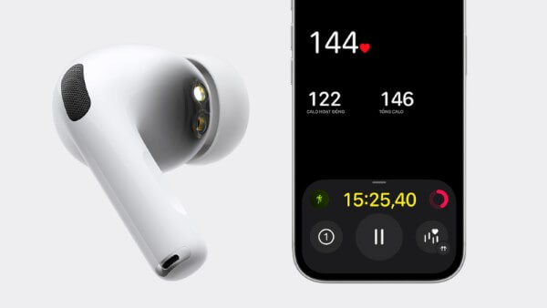AirPods Pro 3 tích hợp cảm biến nhịp tim của Apple