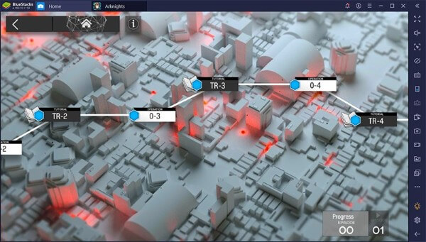 Bản đồ trong Arknights được thiết kế vô cùng tỉ mỉ