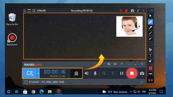 Tính năng ghi lại màn hình máy tính
