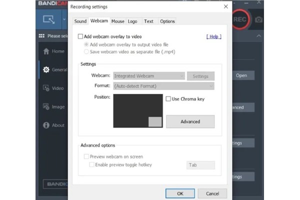 Tính năng thêm các cửa sổ quay từ thiết bị ngoài