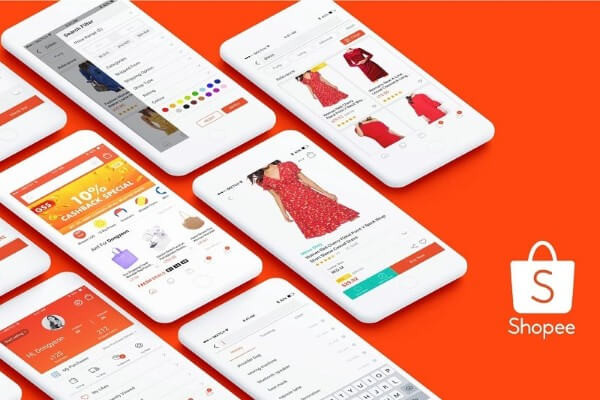 Trang web bán hàng online quốc tế Shopee 