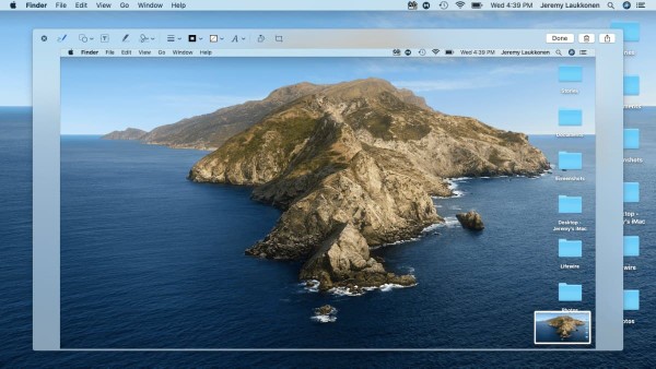 Nhấn Command + V để dán ảnh chụp màn hình vào các ứng dụng