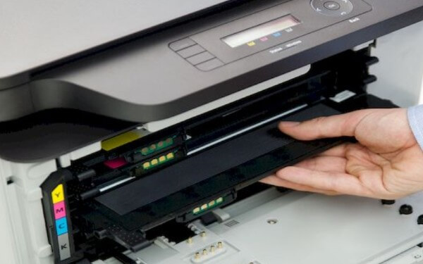 Kiểm tra mực trên máy in bị lỗi