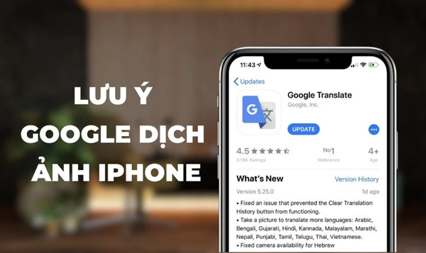 Bí quyết sử dụng Google dịch hình ảnh để đạt hiệu quả tối đa
