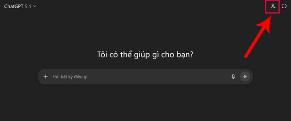 Tìm và bấm chọn biểu tượng Thêm người