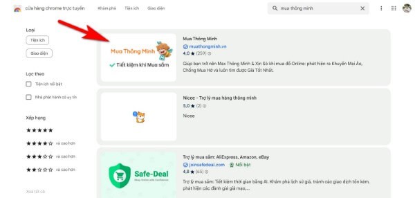 Tiến hành cài đặt extension