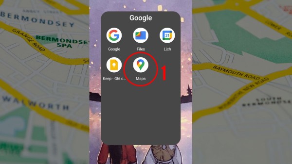 Mở ứng dụng Google Maps
