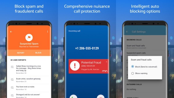 Ứng dụng Mr. Number: Spam Call Blocker