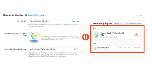 Chọn hình ảnh và nhập khẩu hiệu