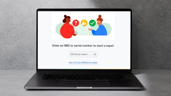 Truy cập trang hỗ trợ chính thức của Google để kiểm tra mã IMEI 