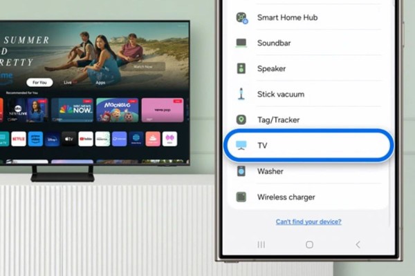 Chọn TV Samsung muốn thêm