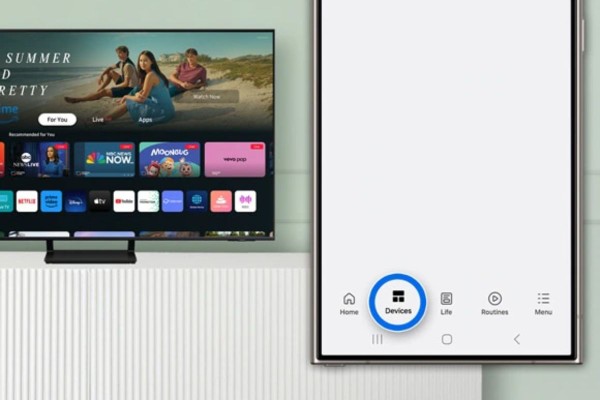 Chọn tab Thiết bị (Devices)