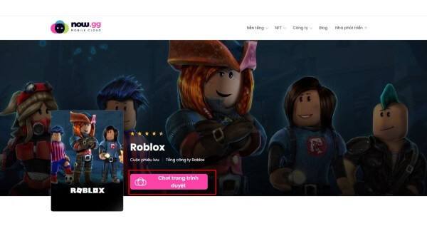 Nhấn Chơi trong trình duyệt