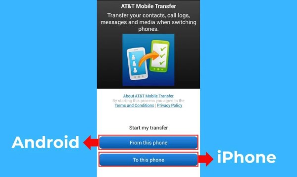 Chọn From this phone và chọn To this phone