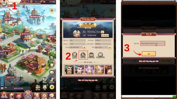 Các bước nhập code Meta Tam Quốc nhanh chóng