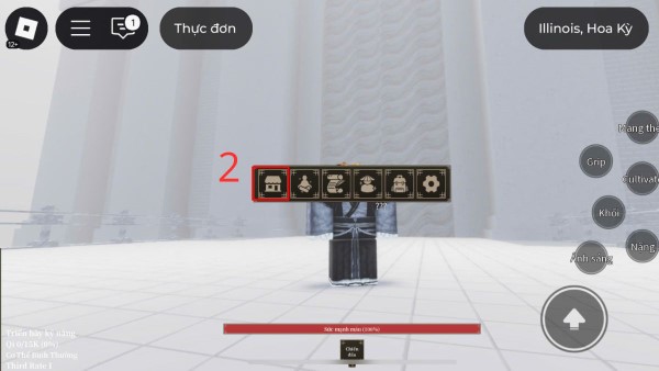 Chọn vào mục Shop