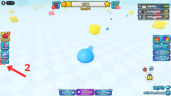 Nhấn biểu tượng nhập code