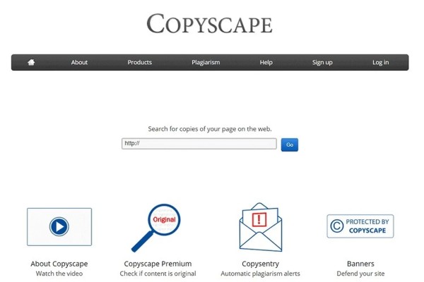 Công cụ check đạo văn CopyScape