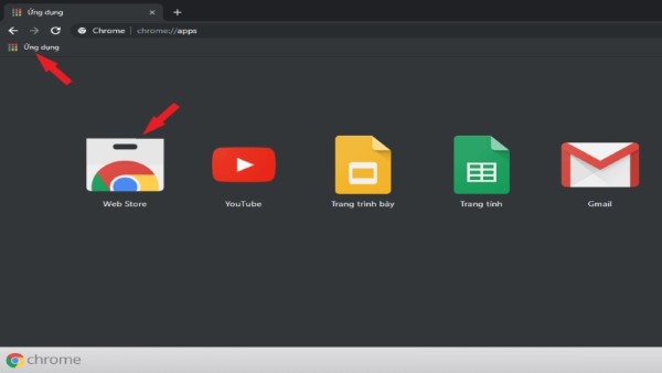 Dạng ứng dụng hoạt động như một website
