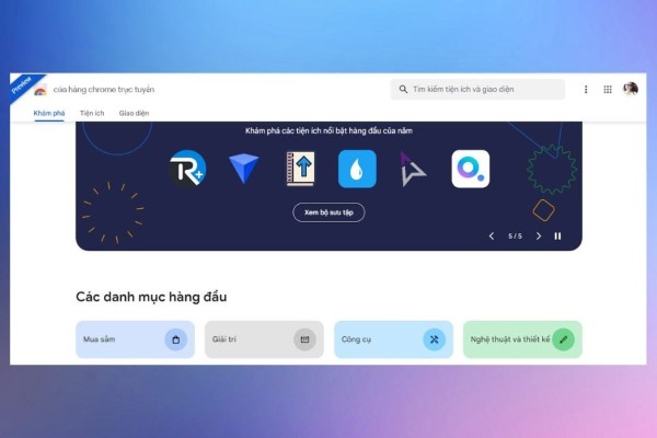 Tiến hành duyệt theo danh mục