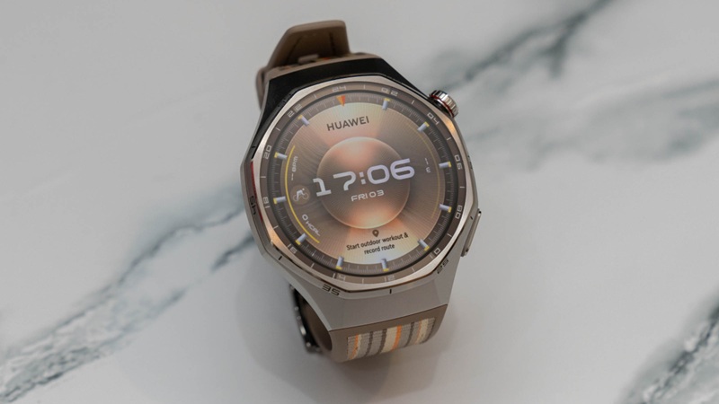 Huawei Watch GT6 thiết kế mang phong cách mạnh mẽ và nam tính