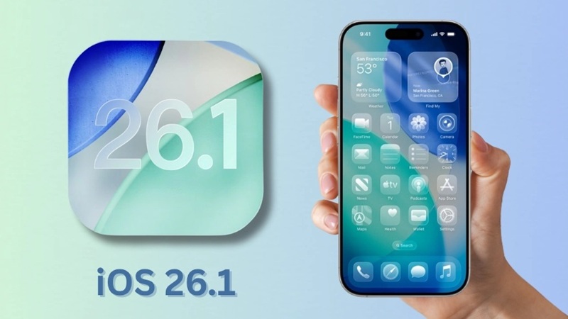 Bản cập nhật iOS 26.1 được Apple phát hành ngày 4/11/2025
