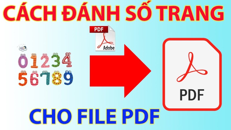 đánh số trang pdf