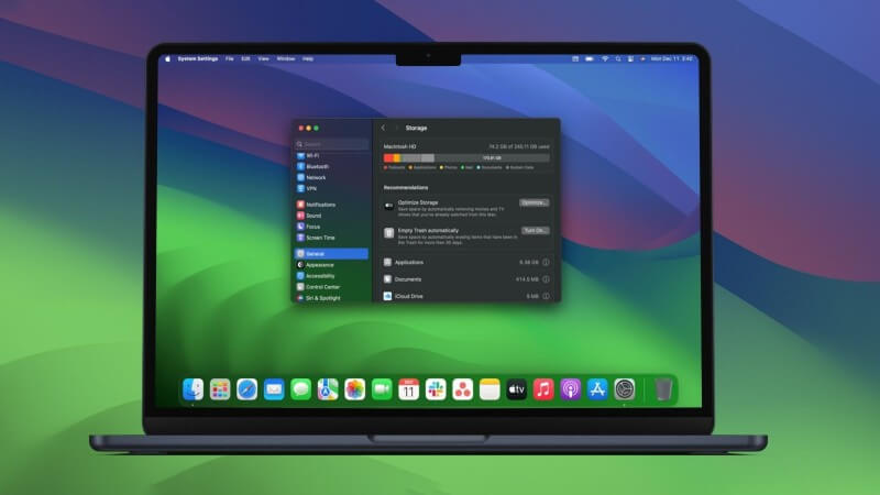 Dữ liệu hệ thống tập hợp nhiều loại file cần thiết cho macOS vận hành ổn định