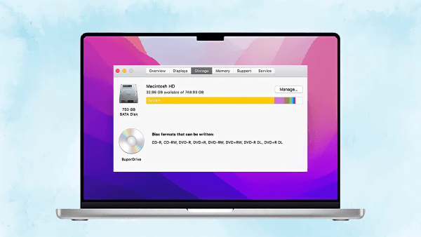 Những lý do khiến dữ liệu hệ thống MacBook nhanh đầy