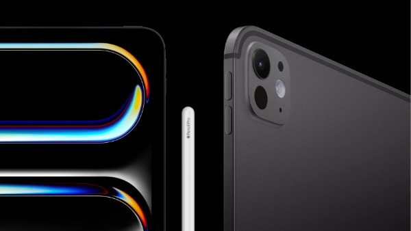 Apple Pencil Pro có thể sạc không dây từ tính khi gắn vào cạnh iPad iPad Pro M5
