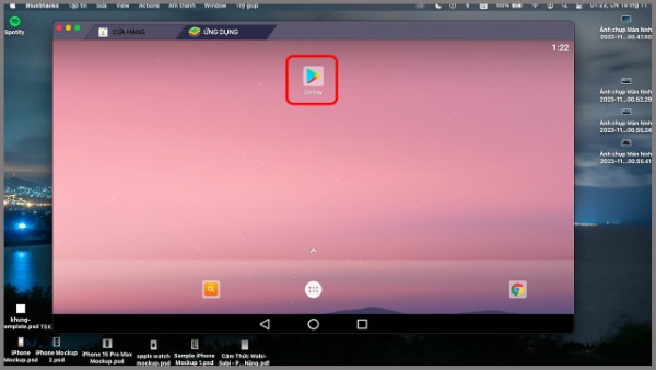 Nhấn vào ứng dụng CH Play