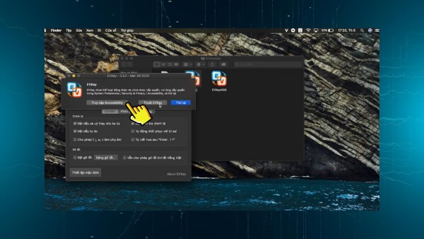 Chọn Truy cập Accessibility
