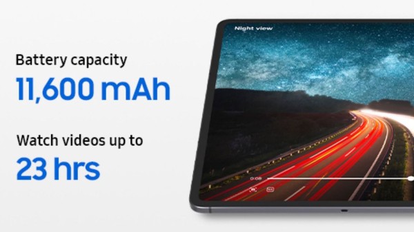 Galaxy Tab S11 Ultra trang bị viên pin 11.600mAh