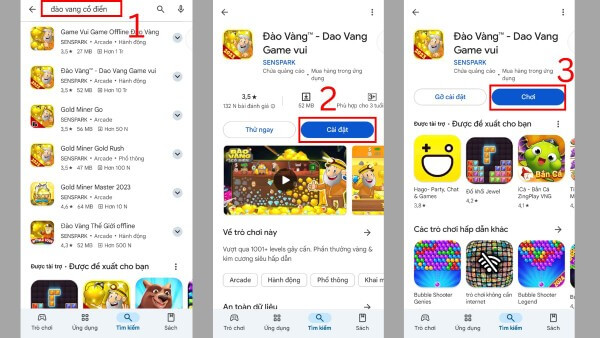 Nhấn “Cài đặt” để tải game về máy