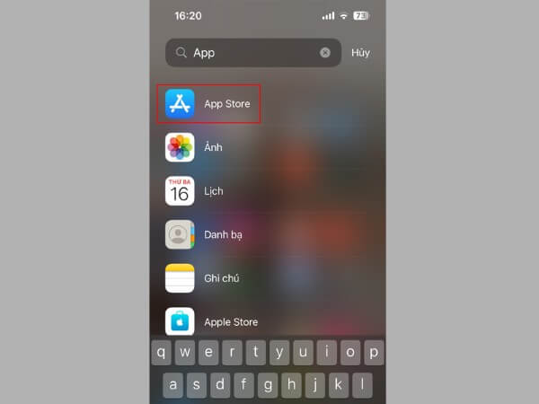 Mở Store > nhập “Đào Vàng phiên bản chuẩn”
