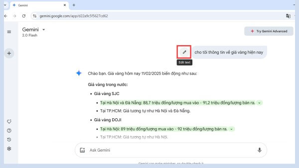 Người dùng có thể yêu cầu AI điều chỉnh hoặc mở rộng nội dung