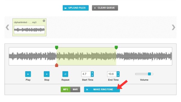 Điều chỉnh điểm bắt đầu và kết thúc các đoạn