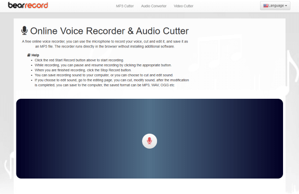 Trang ghi âm voice-recorder-online.com