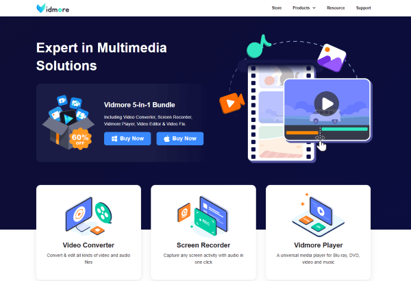 Công cụ online vidmore.com
