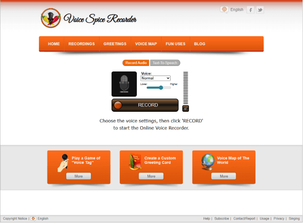 Trang web voicespice.com