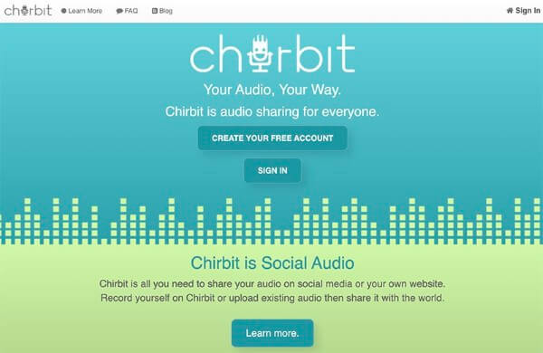 Trang web Chirbit 