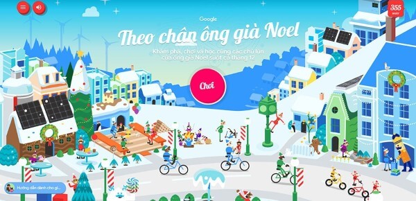 Trò chơi “Theo chân ông già Noel”