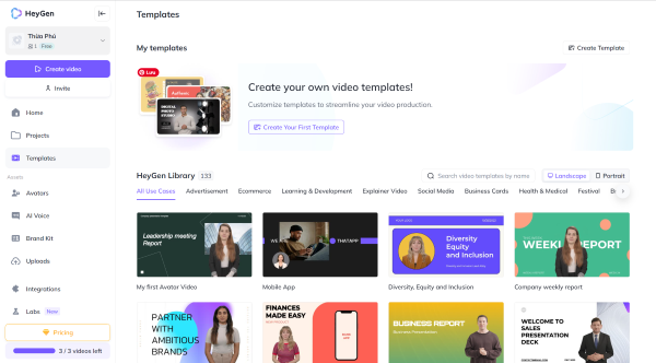 Ưu điểm của nền tảng tạo video AI 