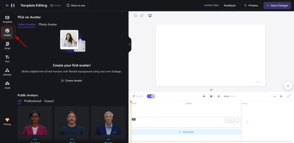Dùng ScriptGen AI để viết kịch bản hoặc TalkingPhoto