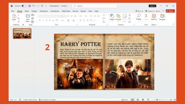 Thêm nội dung văn bản hoặc hình ảnh vào slide