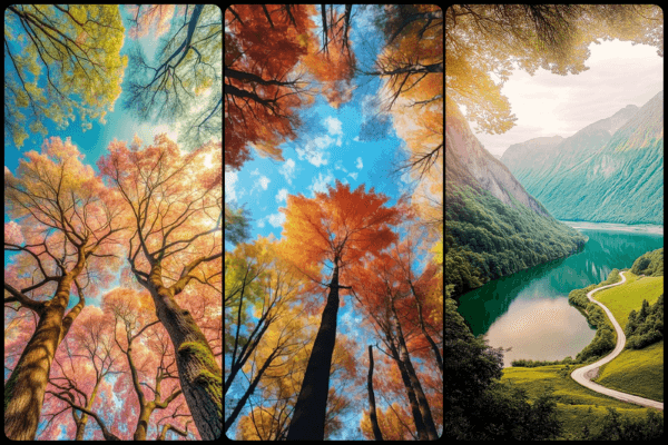 Hình nền iPhone 16 Pro Max phong cảnh rừng cây